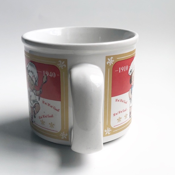 Campbell's Soup Chefs Over Decades 1910-1940 Ceramic Wide Mouth VTG Cup Mug EUC - Picture 7 of 16